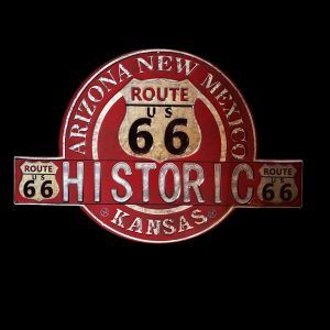 PLALQUE ARIZONA NEW MEXICO ROUTE US 66