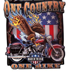 PLAQUE ONE COUNTRY / ONE BIKE