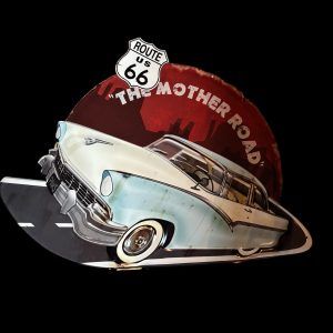 PLAQUE ROUTE US 66 THE MOTHER ROAD