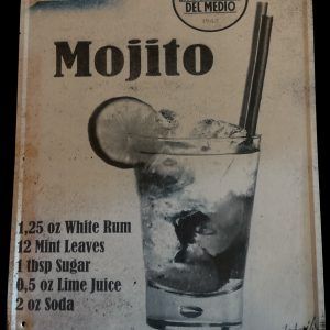 PLAQUE MOJITO