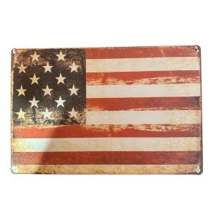 PLAQUE DRAPEAU AMERICAIN