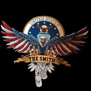 PLAQUE UNITED STATES AIGLE - THE SMITH