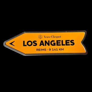 BOITE FLECHE VEUVE CLICQUOT - LOS ANGELES