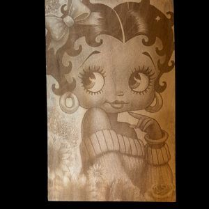 PLAQUE REPRESENTANT BETTY BOOP